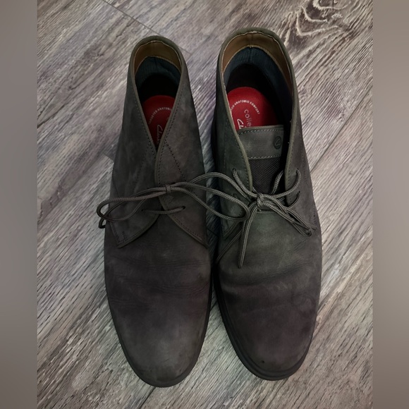 CLARKS 🤎 Tac System - Shoes - Size Men’s 10.5, Grey ish/Brown - Picture 3 of 13